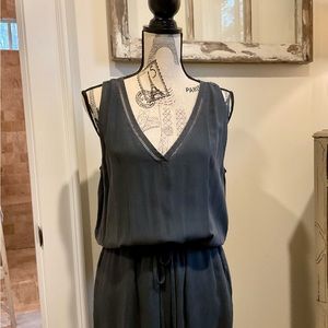 Sleeveless summer jumpsuit from Cloth & Stone. M. Medium blue.
